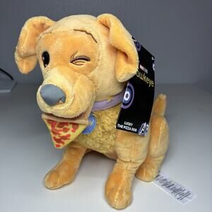 Disney Marvel Hawkeye Lucky The Pizza Dog Plush 9” Golden Retriever Avengers NWT